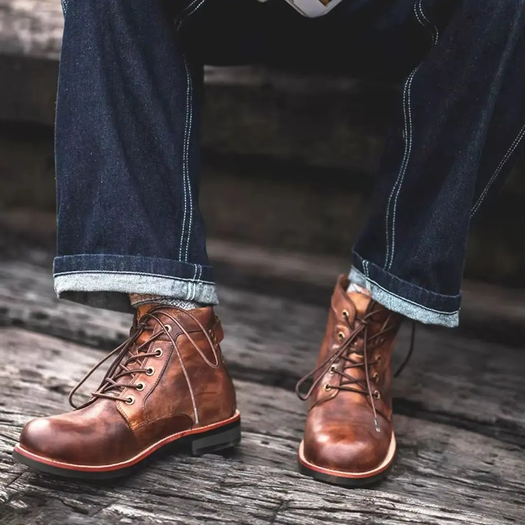 Rickey – Men's Comfort Boots with a Soft Lining