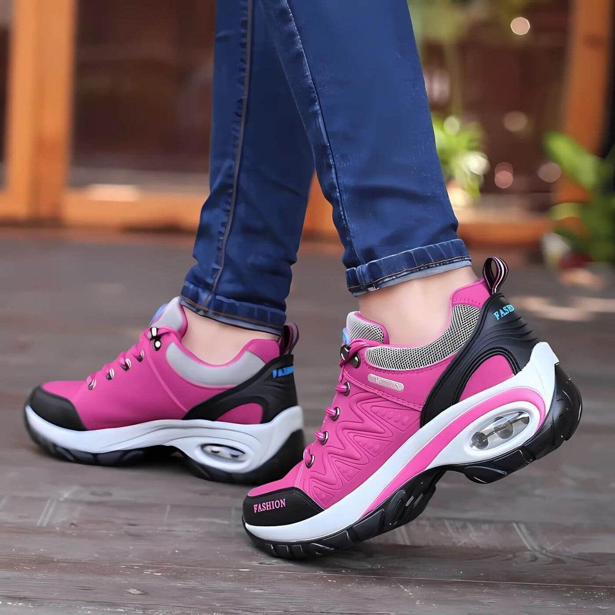 Women's Orthopedic Shoes with Ergonomic Support and Shock-Absorbing Sole