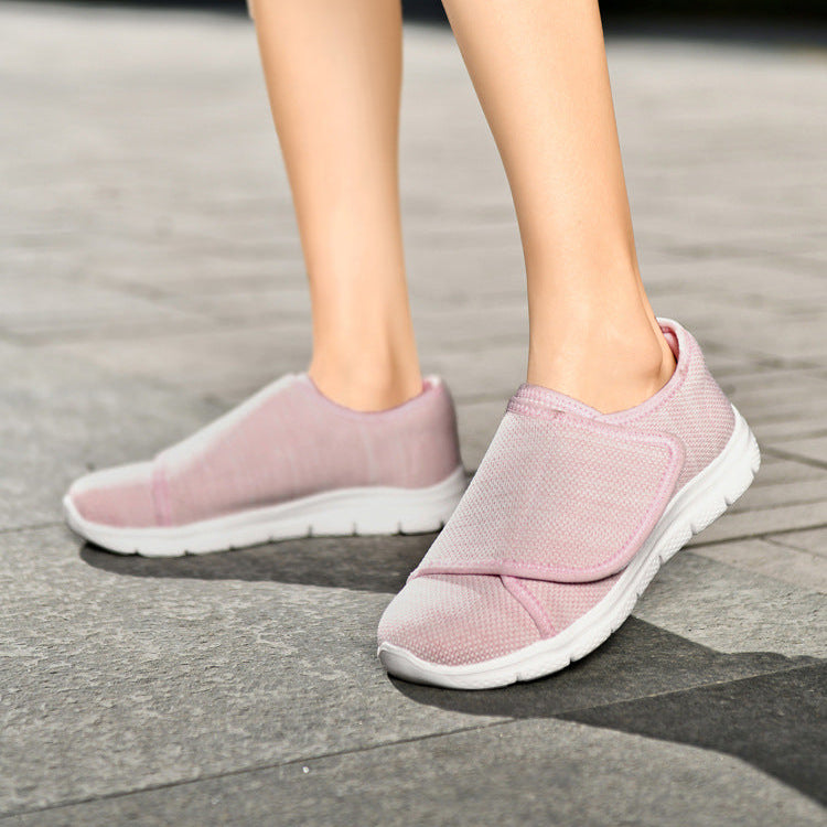 Orthopedic Diabetic Walking Shoes for Women with Wide Width and Adjustable Strap