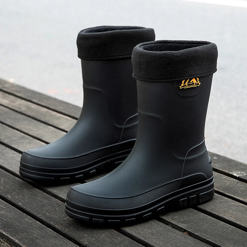 Felix – Men's Wide Calf Boots with a Roomy Shaft