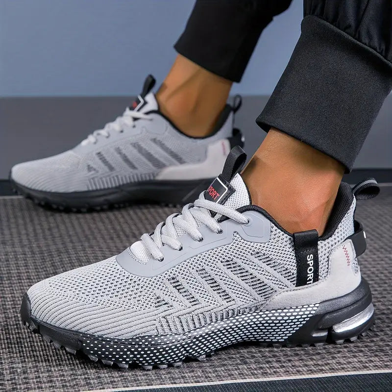 Women's Walking Shoes Breathable Knit Slip-Resistant Trainers