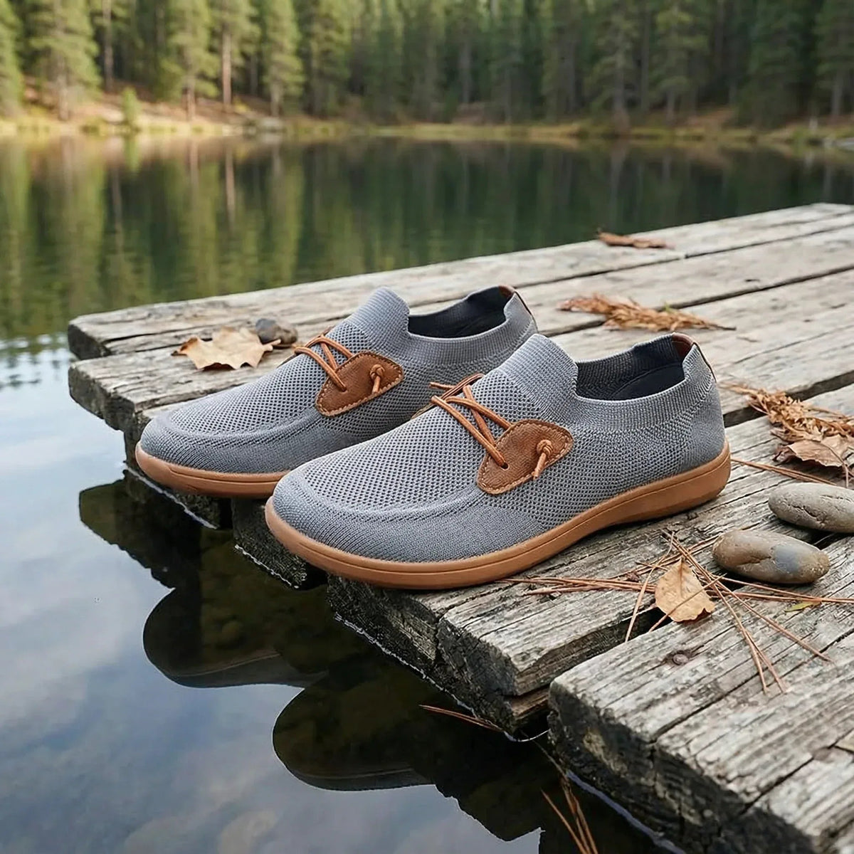 Loafers – Hands-Free & Breathable Knit Barefoot Slip-Ons