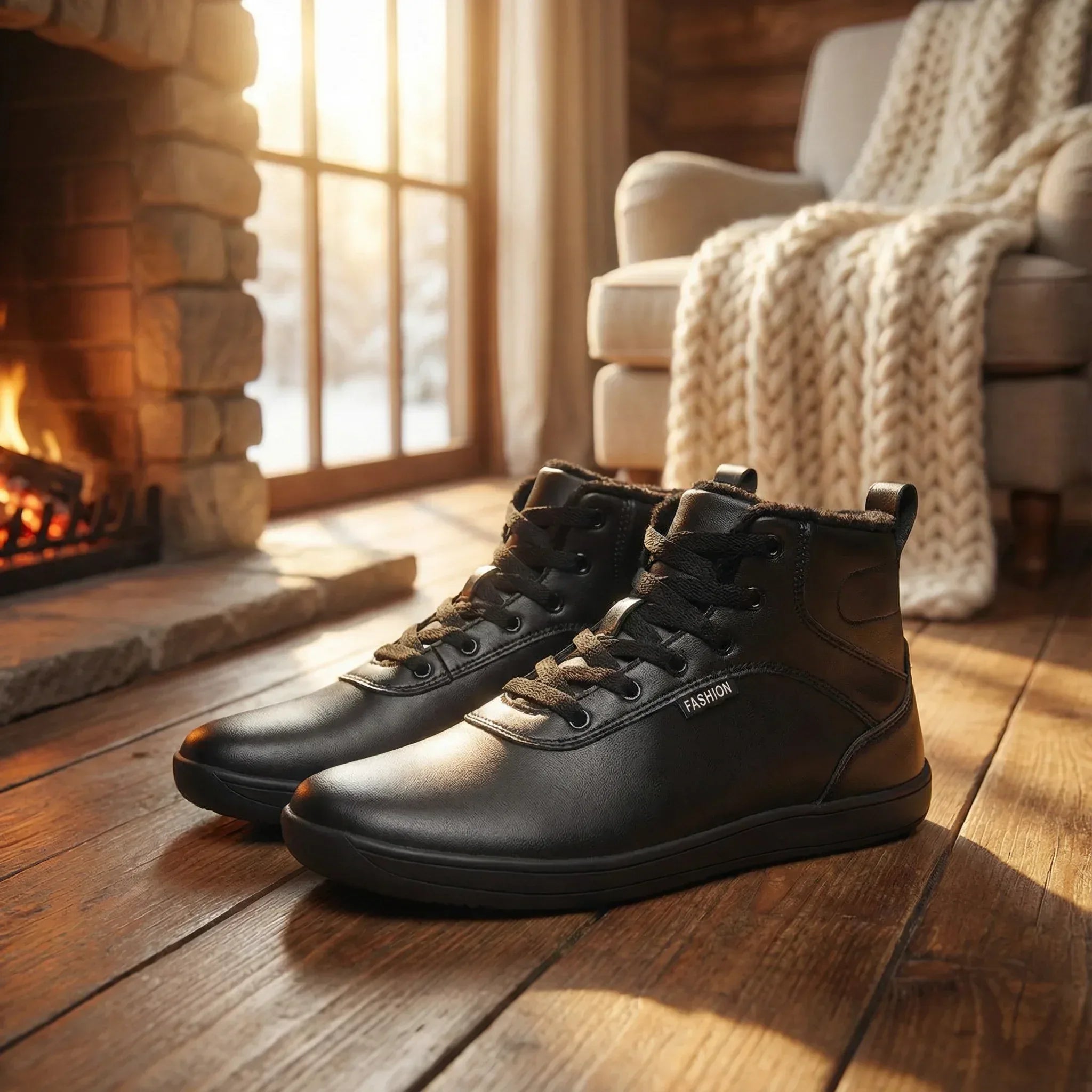 Meadow – Breathable Leather & Cushioned Barefoot Sneakers