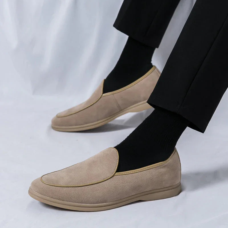 Orthopedic Loafers for Men - Suede Slip-On, Wide Fit, Cushioned