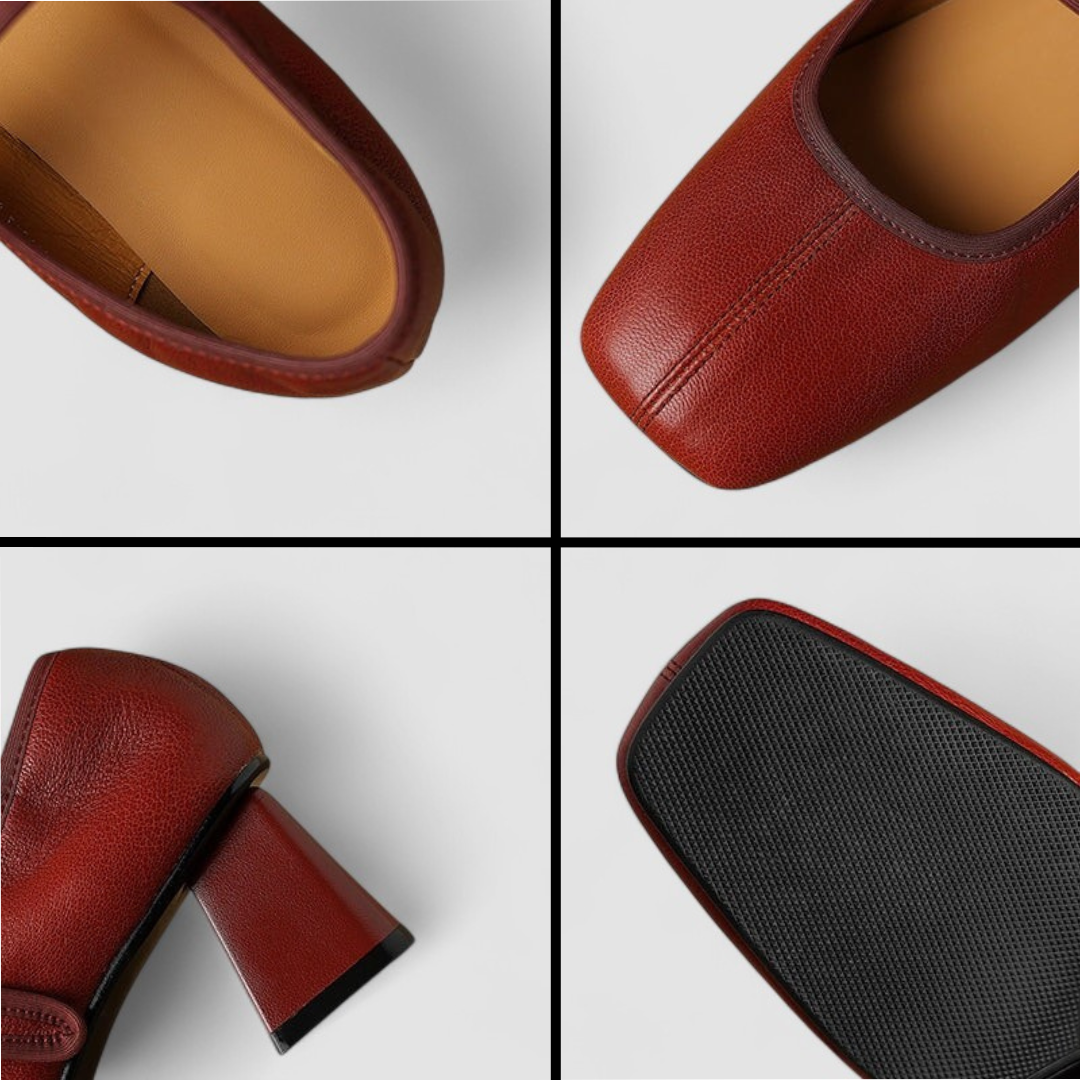 Women's Orthopedic Mary Jane Shoes with Arch Support and Elegant Strap