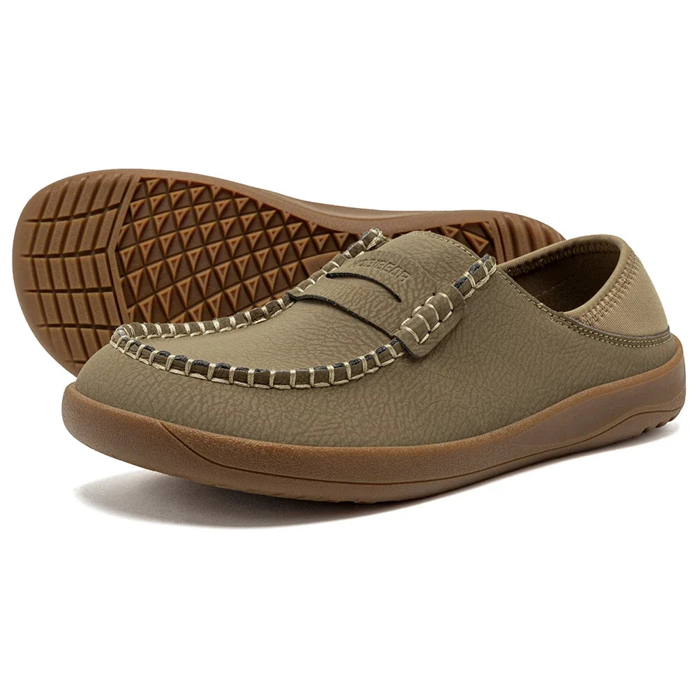 HOBIBEAR Women Barefoot Loafers Wide Width Slip on Lightweight Shoes Comfortable Artificial Leather Flats