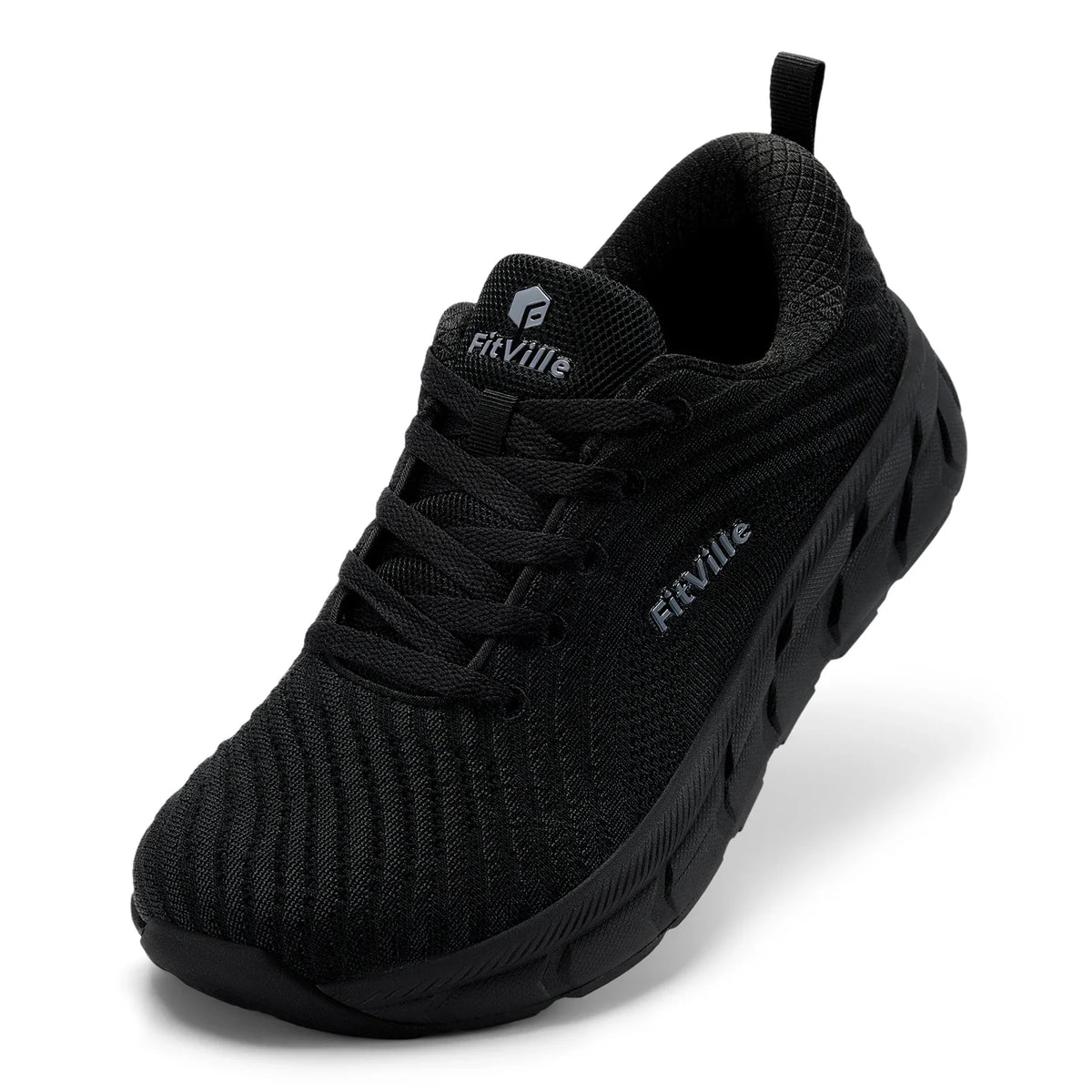 FitVille Wide Toe Box Shoes for Men Cushioned Well Extra Wide Width Shoes Non Slip Wide Lightweight Breathable Running S