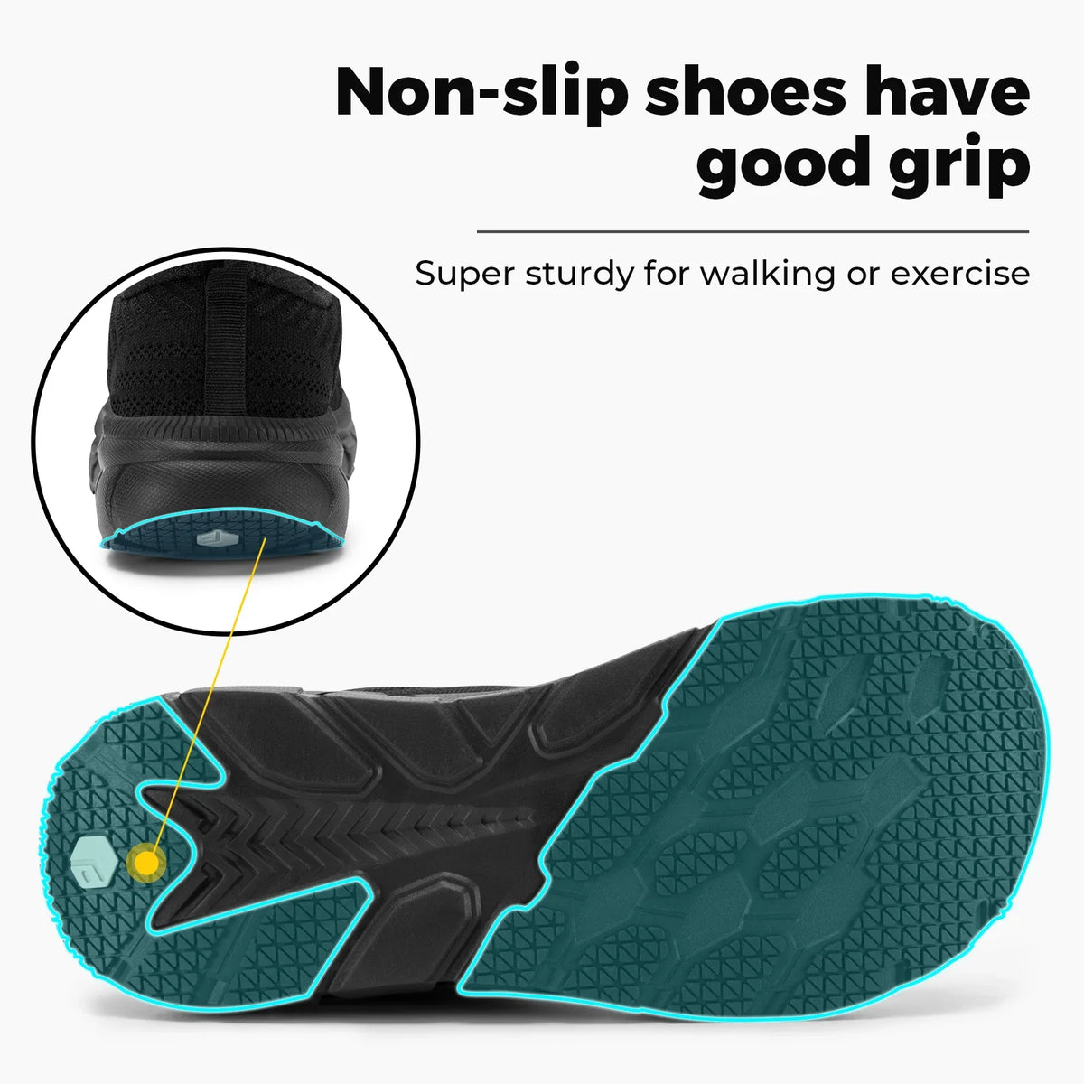 FitVille Wide Toe Box Shoes for Men Cushioned Well Extra Wide Width Shoes Non Slip Wide Lightweight Breathable Running S