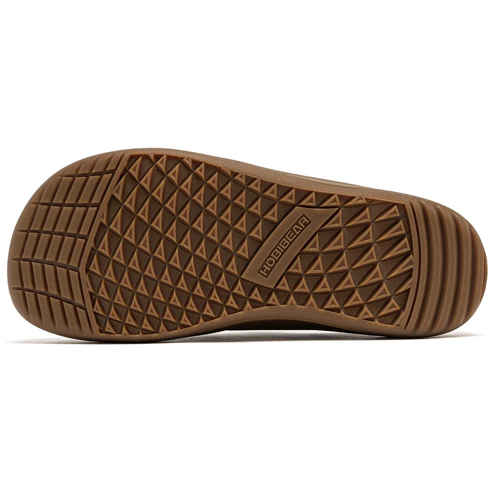 HOBIBEAR Women Barefoot Loafers Wide Width Slip on Lightweight Shoes Comfortable Artificial Leather Flats