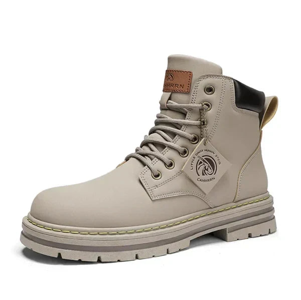 Men's Comfort Outdoor Boots – Cushioned Ankle Support, Non-Slip Traction