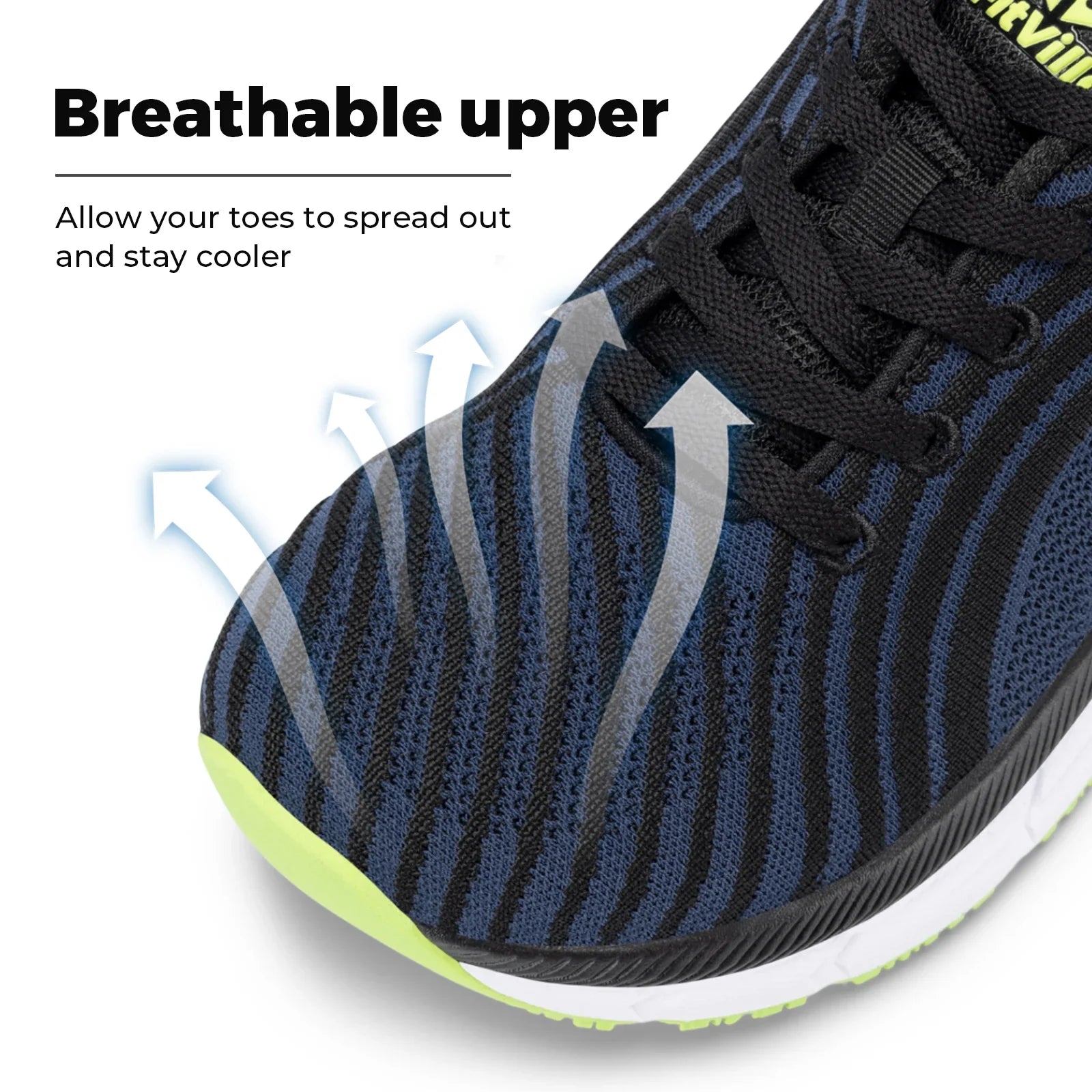 FitVille Wide Toe Box Shoes for Men Cushioned Well Extra Wide Width Shoes Non Slip Wide Lightweight Breathable Running S