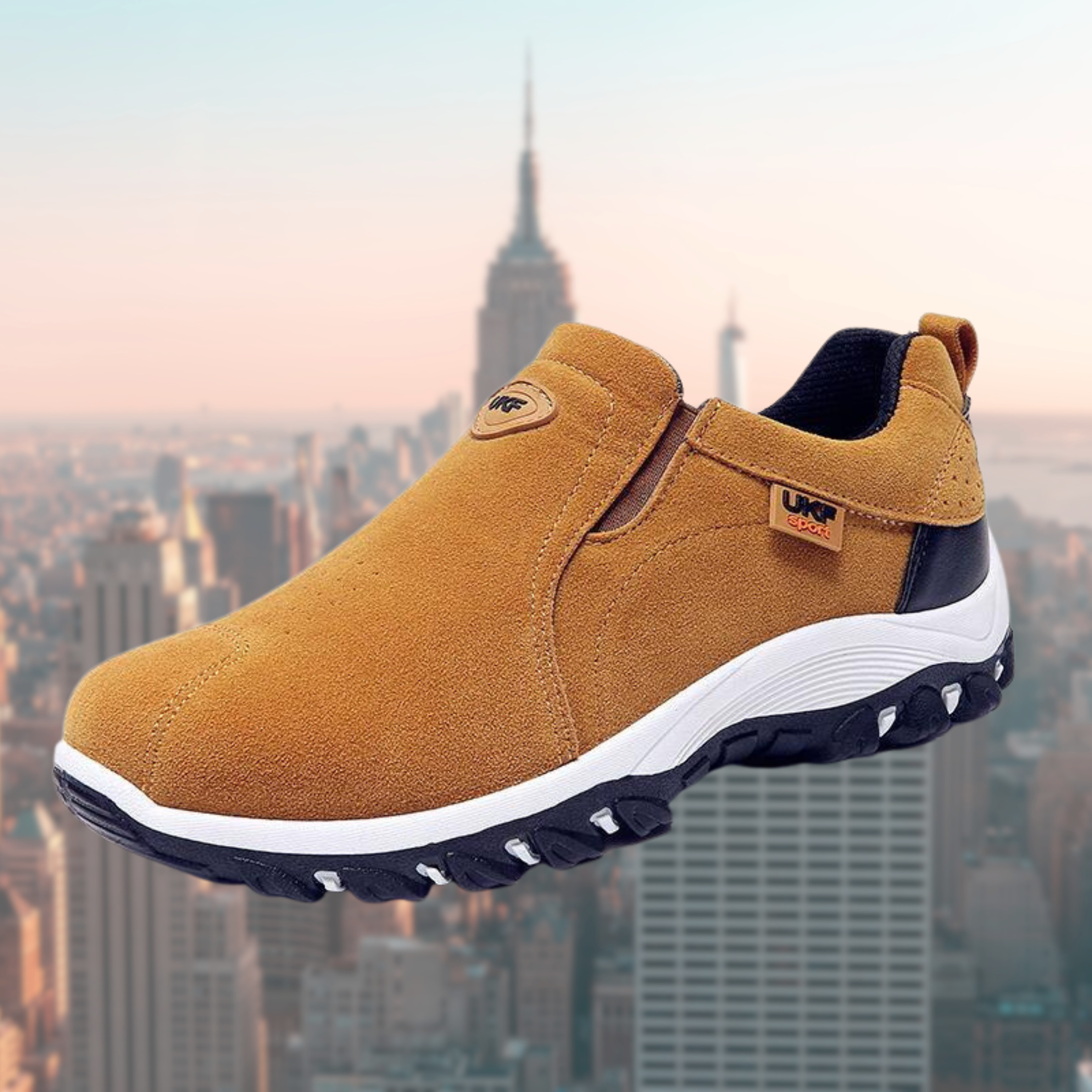 Men's Slip On Shoes Shock Absorbing Lightweight Casual Sneakers