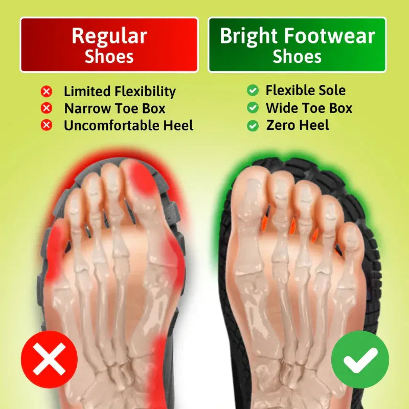 Women's Wide Toe Box Barefoot Winter Shoes