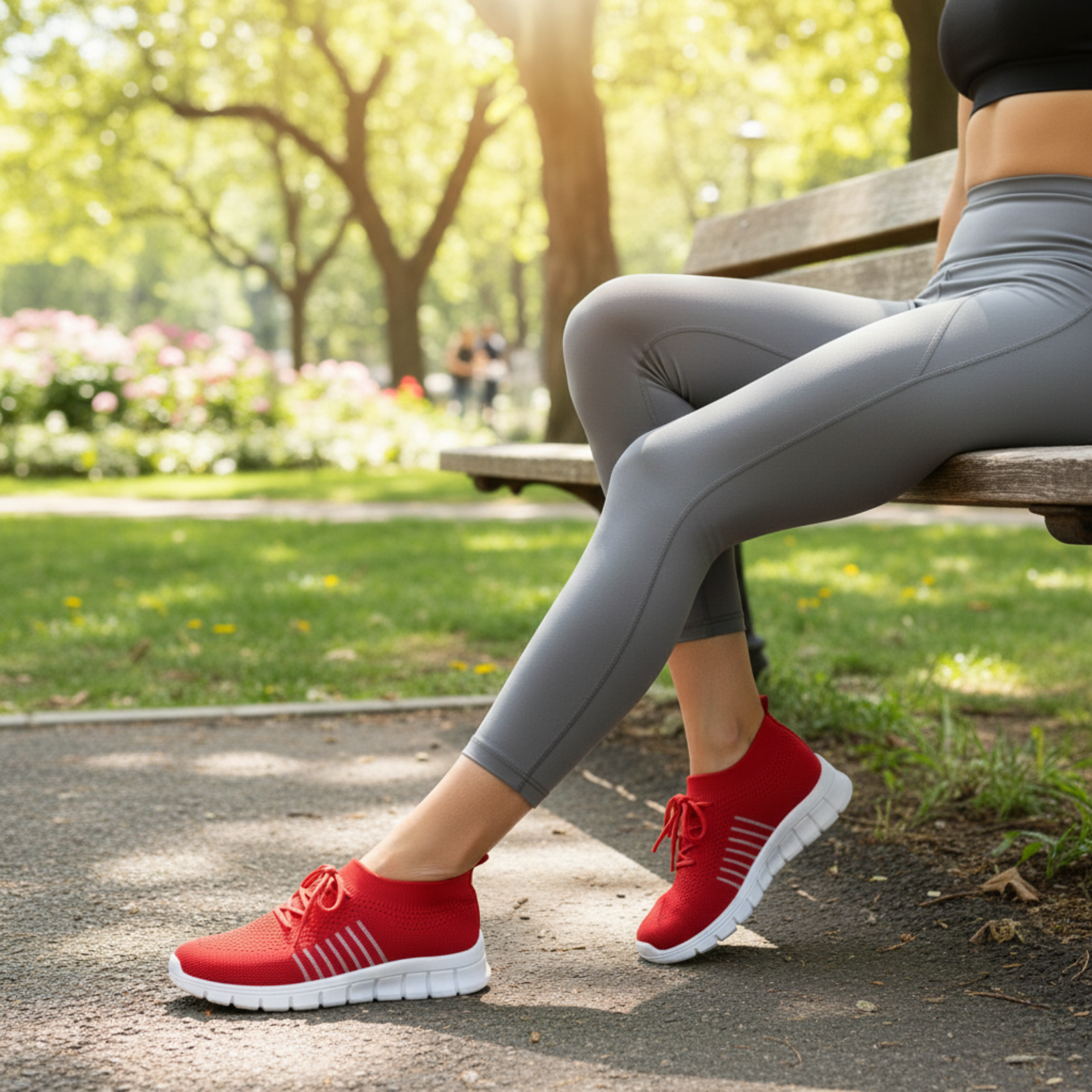 Monica – Women's Arch Support Sneakers with a Deep Heel Cup