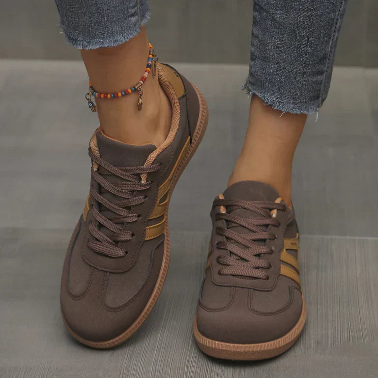 Women's Casual Walking Trainers Breathable Synthetic Low-Top Sneakers