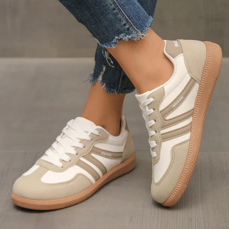 Women's Casual Walking Trainers Breathable Synthetic Low-Top Sneakers
