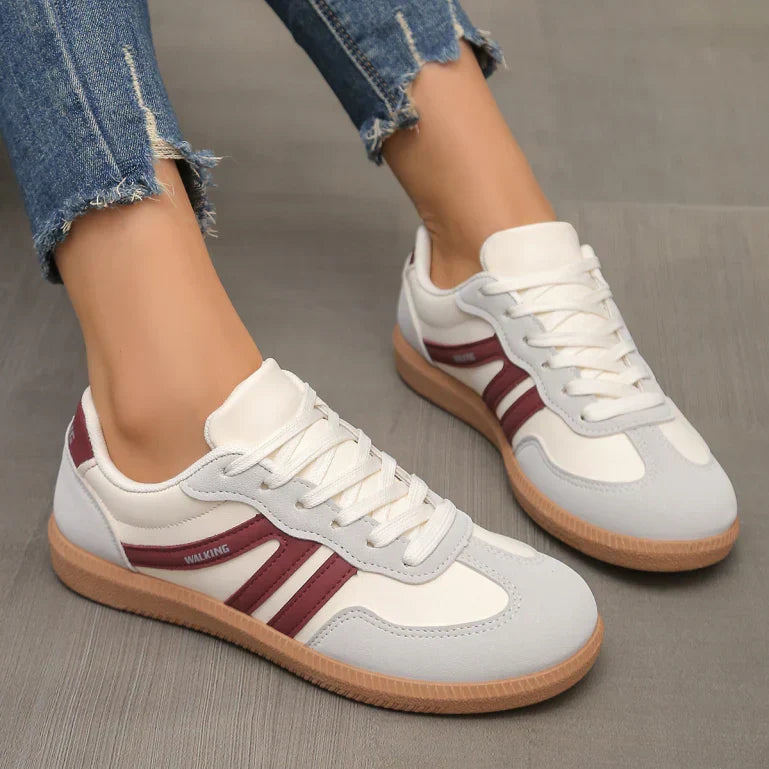 Women's Casual Walking Trainers Breathable Synthetic Low-Top Sneakers