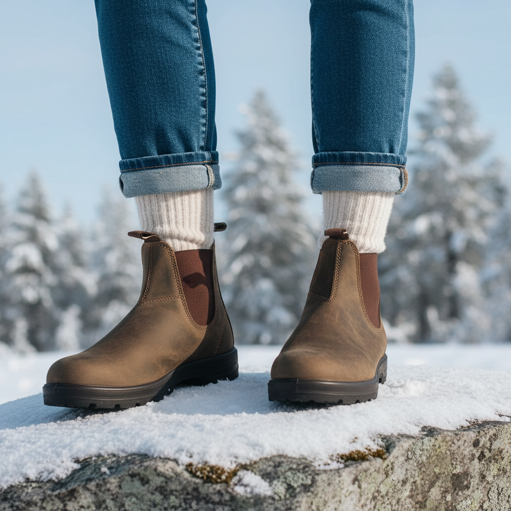 Women's Arch Support Insulated Snow Boots – Waterproof, Non-Slip Rubber Sole