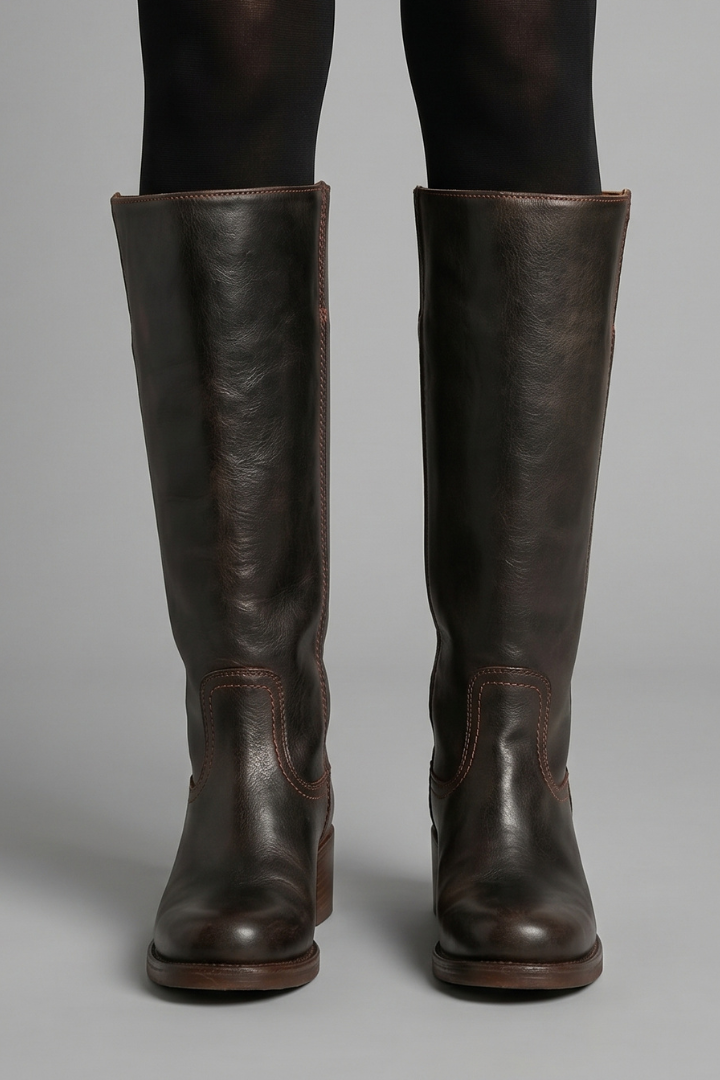 Rena – Women's Wide Calf Boots with a Stretch Shaft
