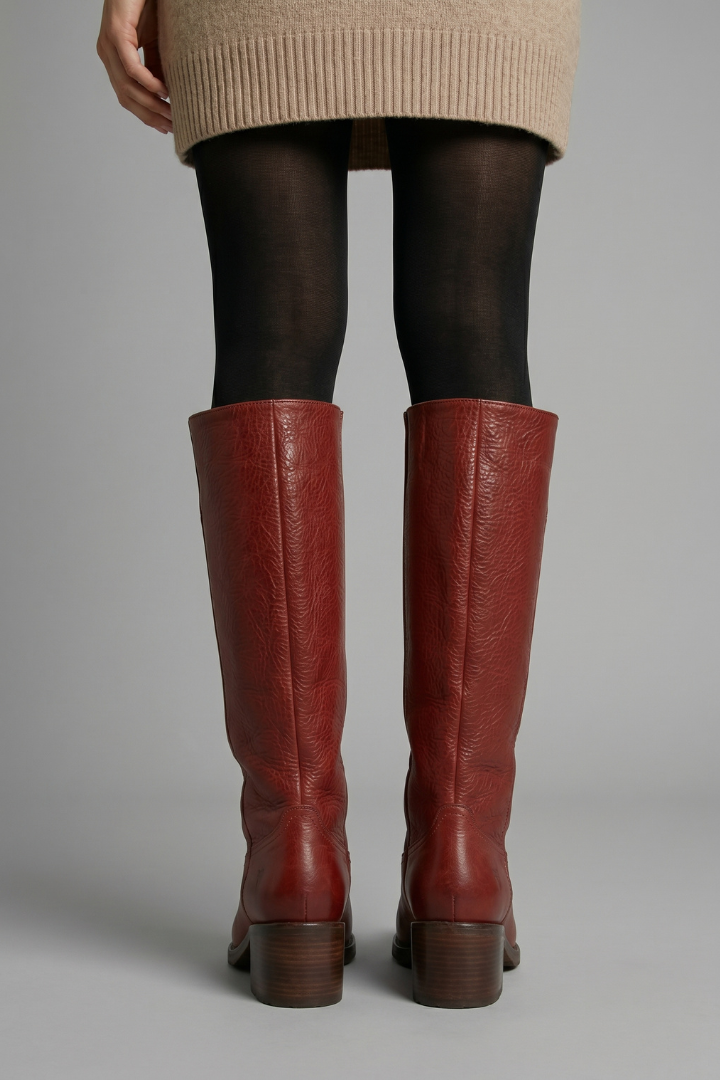 Rena – Women's Wide Calf Boots with a Stretch Shaft