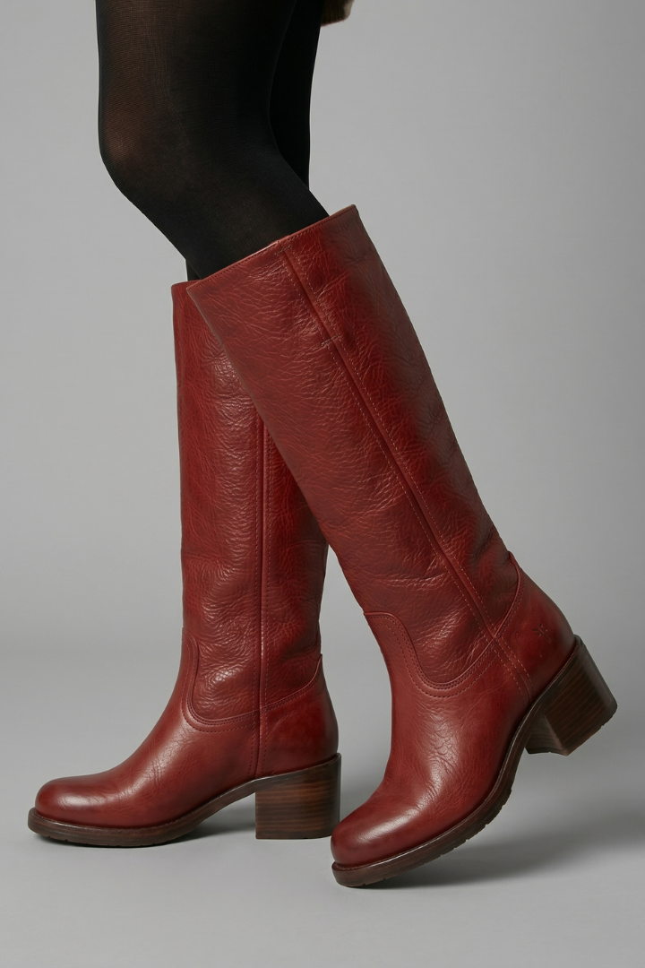 Rena – Women's Wide Calf Boots with a Stretch Shaft