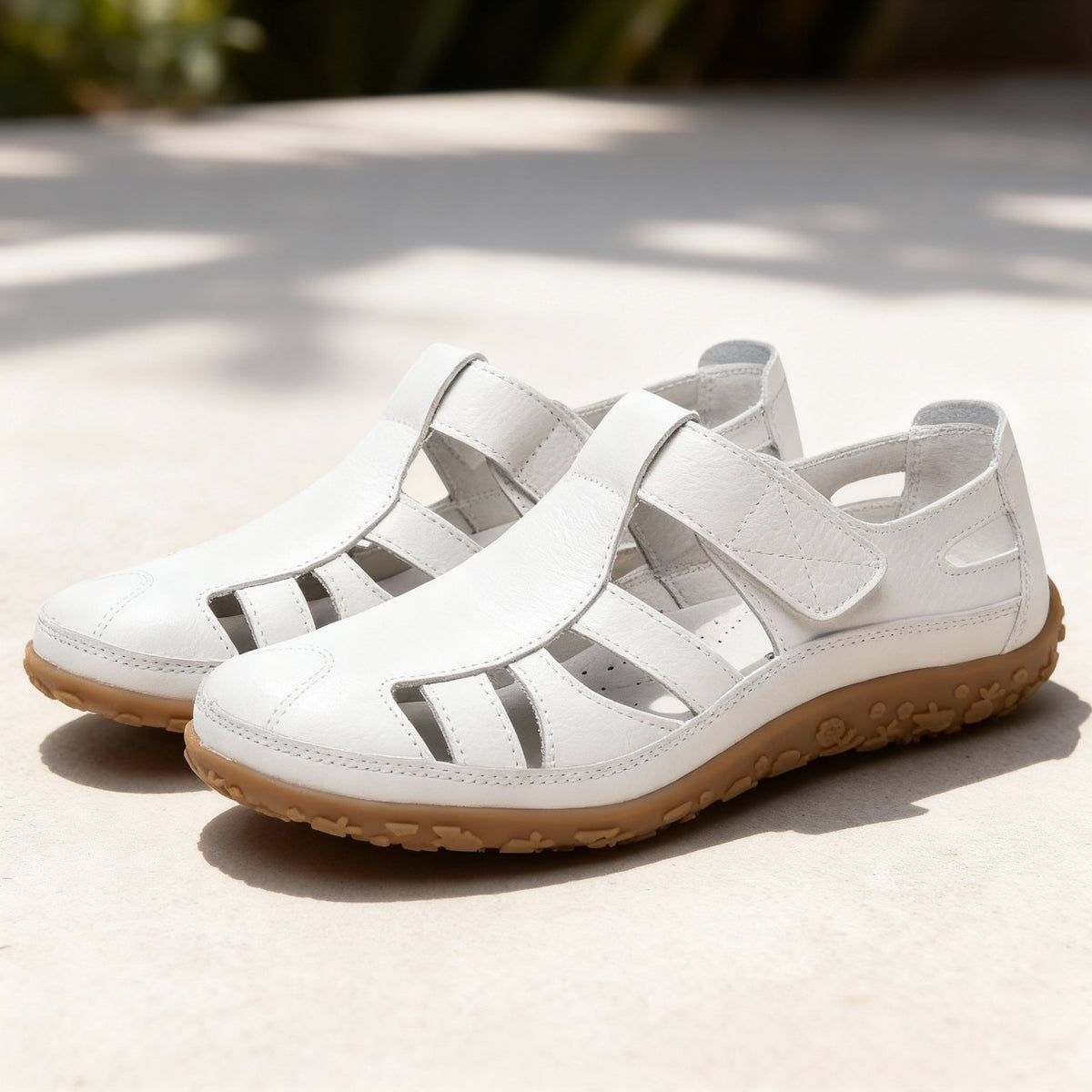 Adeline | Comfort Leather Retro Slip-On Footwear