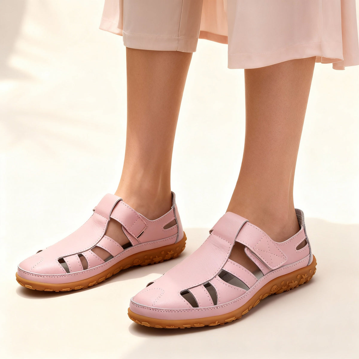 Adeline | Comfort Leather Retro Slip-On Footwear