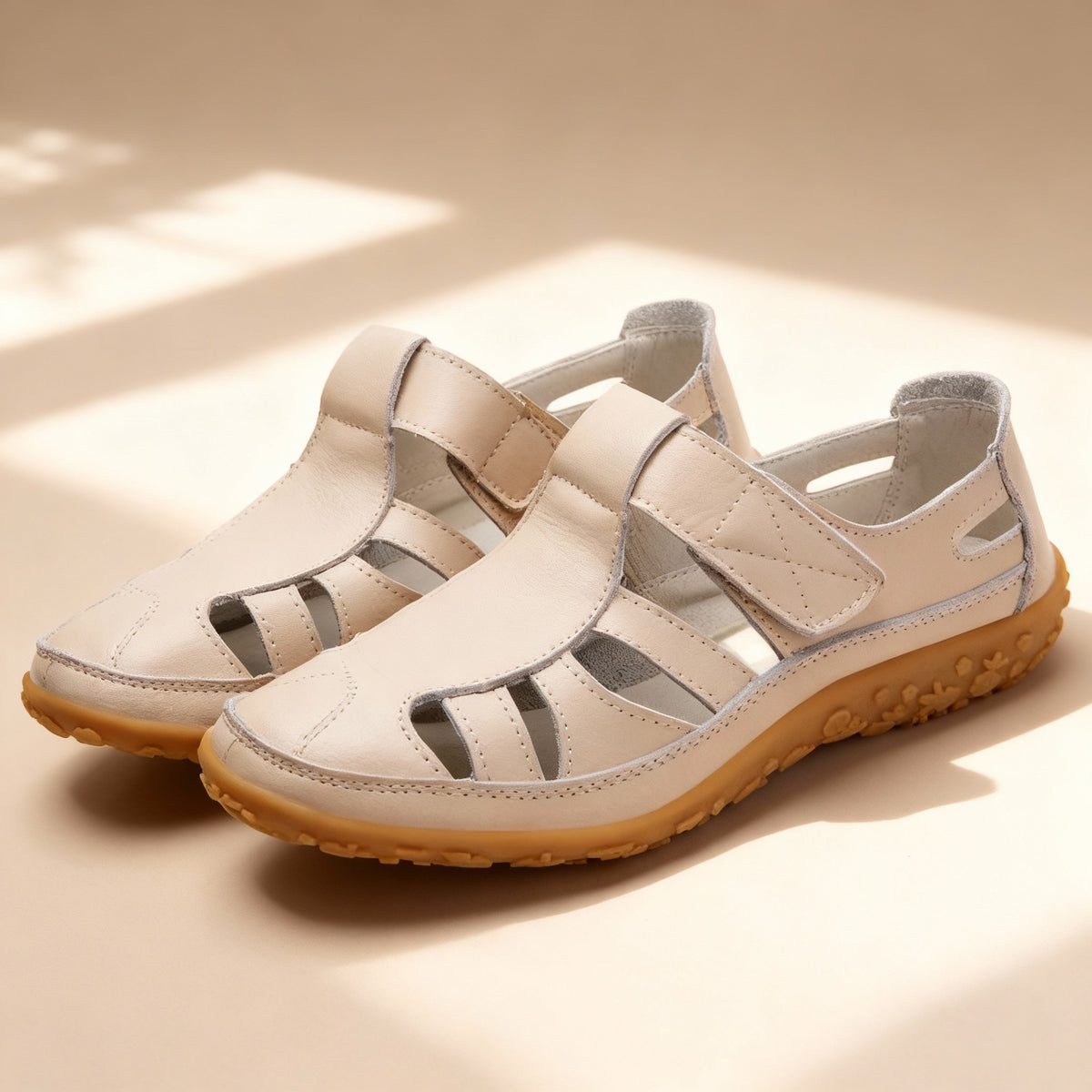 Adeline | Comfort Leather Retro Slip-On Footwear