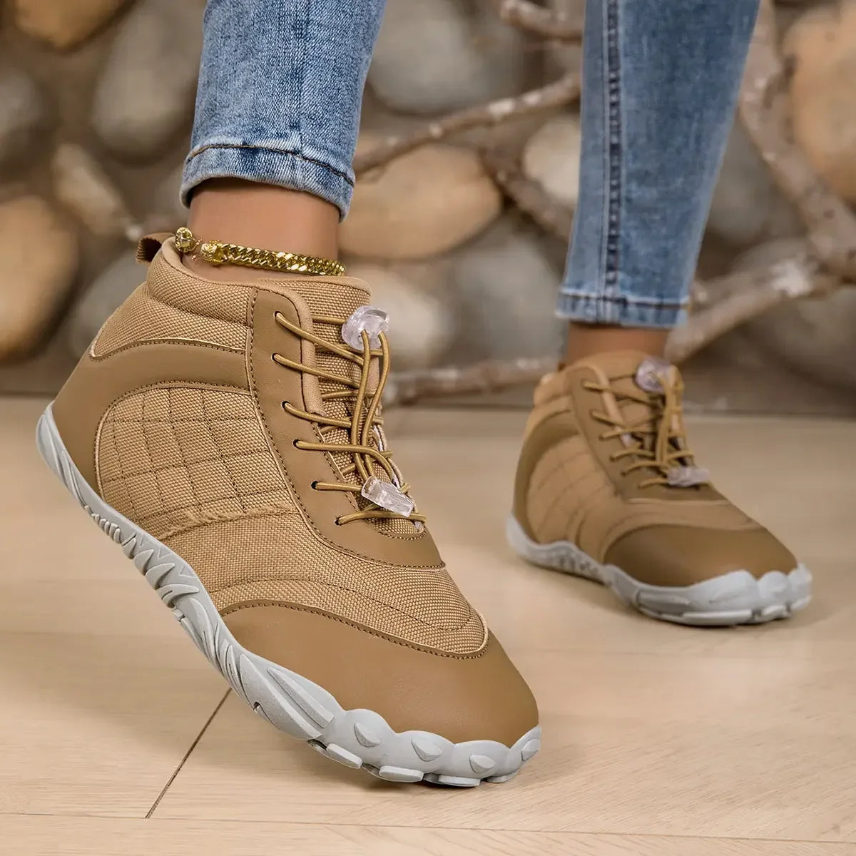 Women’s High Top Sneakers with Wide Toe Box