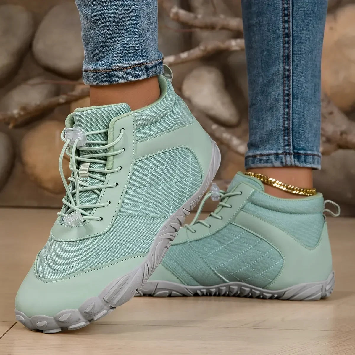 Women’s High Top Sneakers with Wide Toe Box
