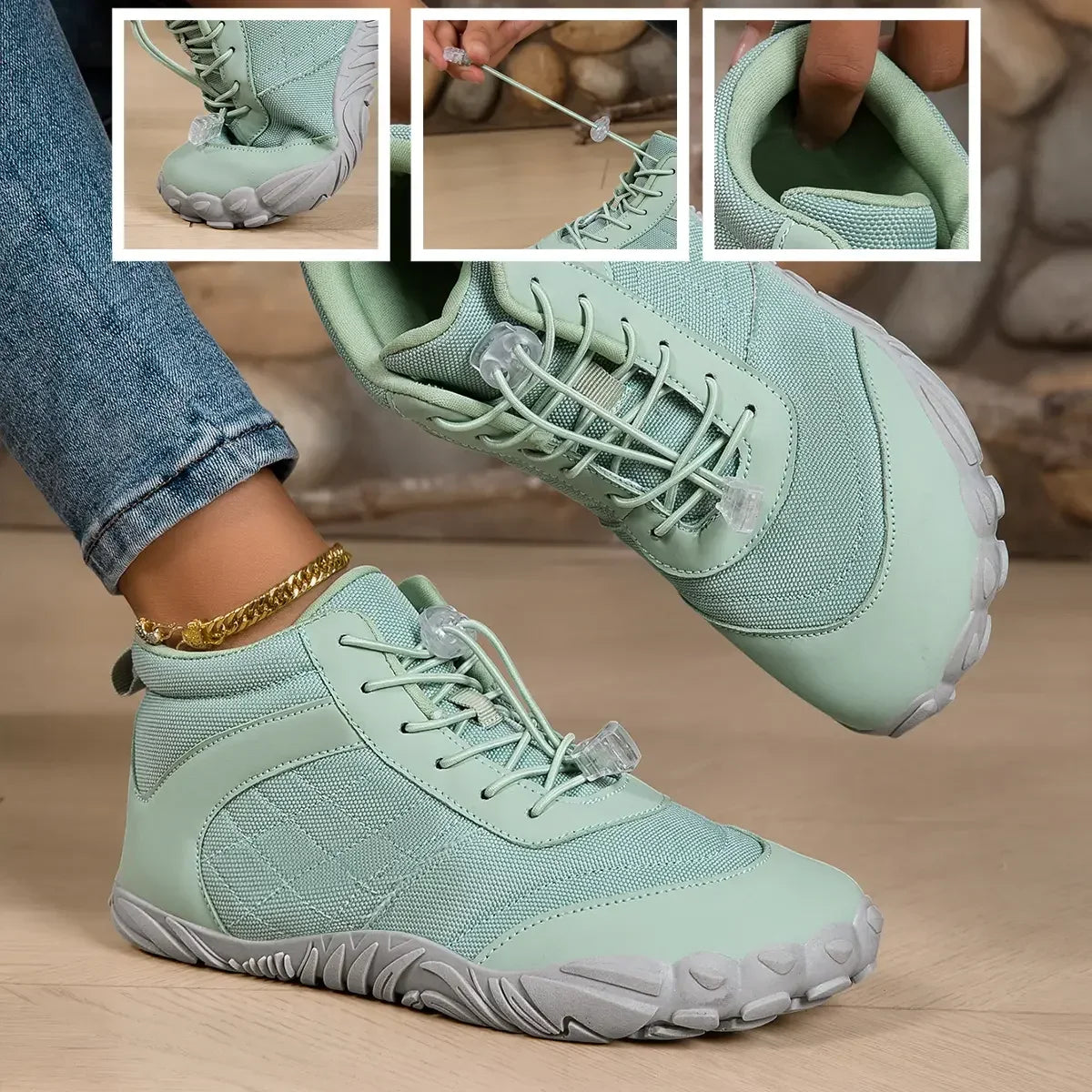Women’s High Top Sneakers with Wide Toe Box