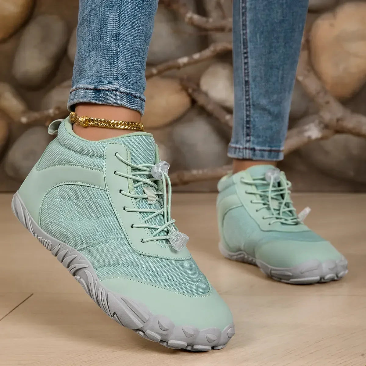 Women’s High Top Sneakers with Wide Toe Box