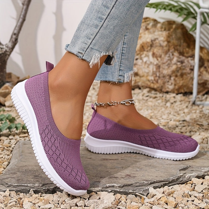 Karla | Knit Slip-On Sneakers for Women