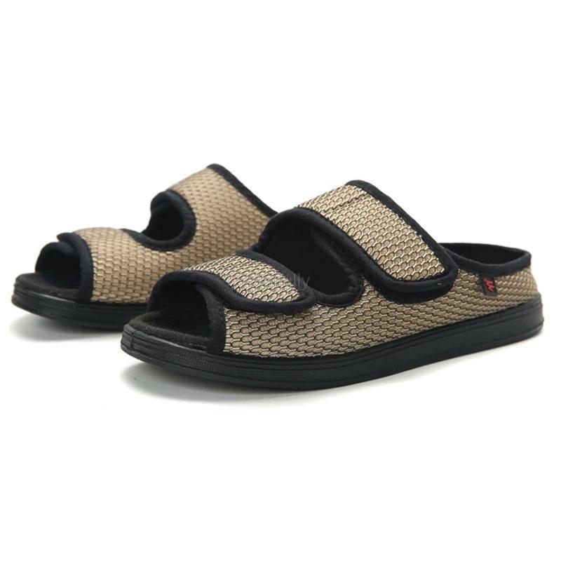 Adjustable Sandals for Swollen Feet & Bunions - Wide Fit, Cushioned