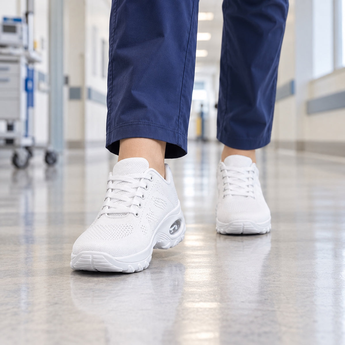Aimee – Women's Nursing Sneakers, worn on a walk