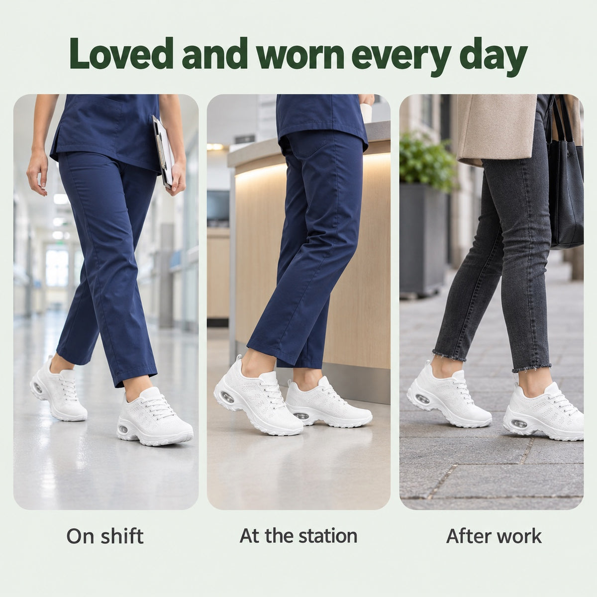 Aimee – Women's Nursing Sneakers, worn every day