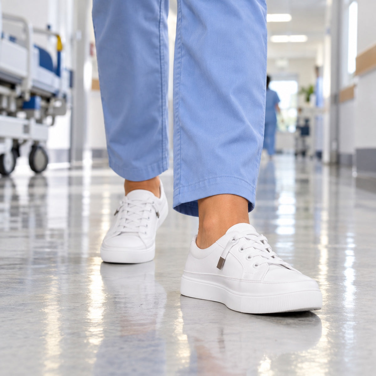 Allison – Women's Nursing Sneakers, worn on a walk