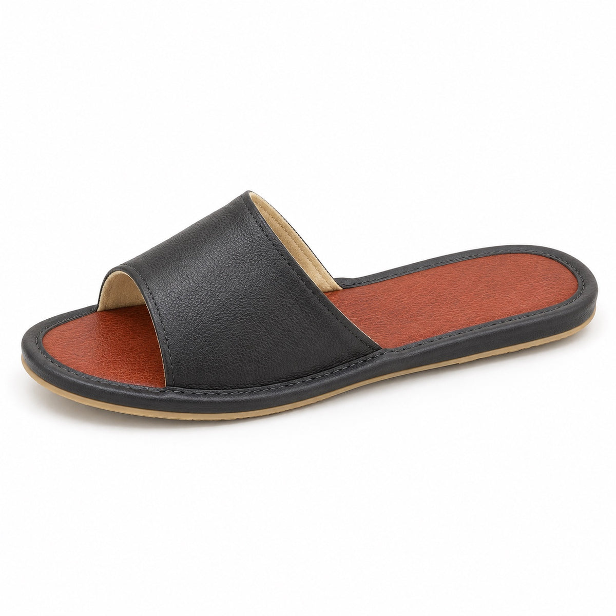 Alma – Women's Wide Toe Box Slippers in 515 Black