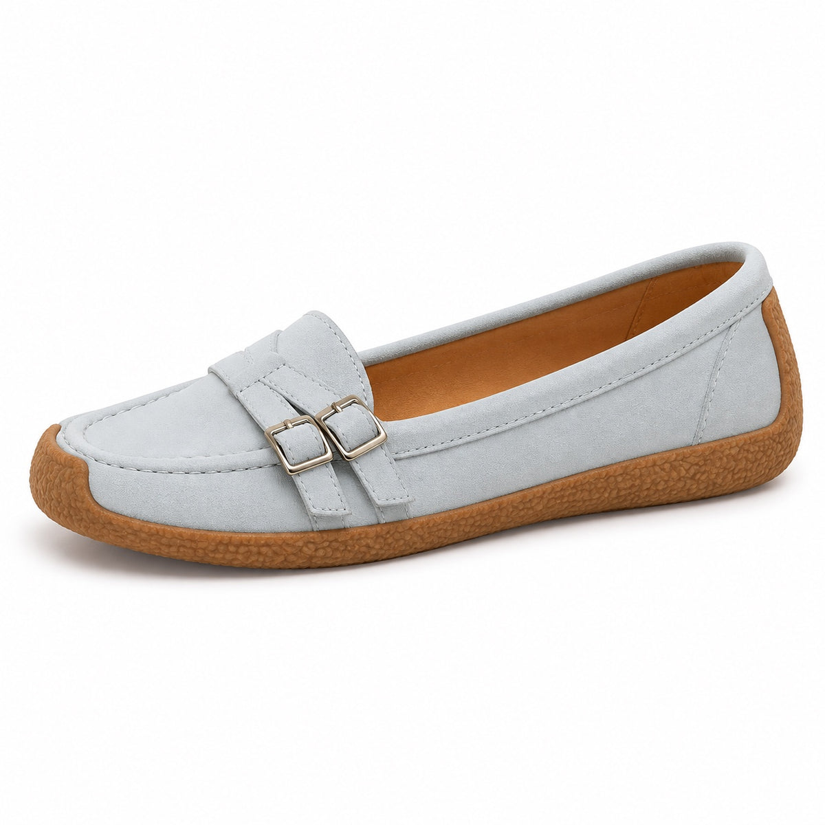 Alyssa – Women's Wide Toe Box Shoes in Gray