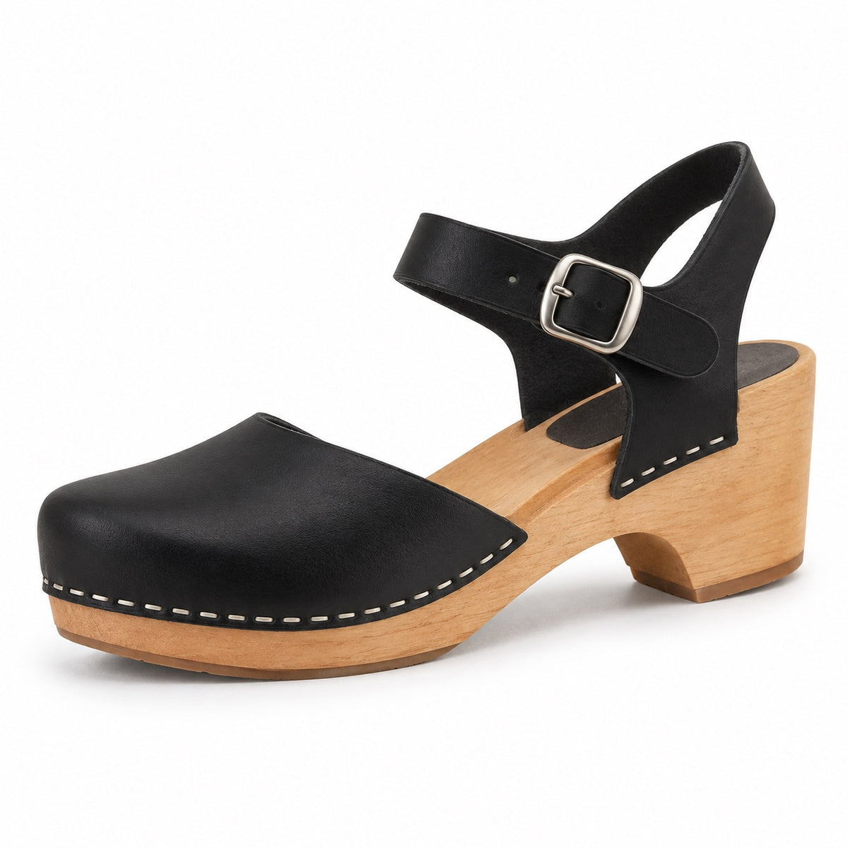 April – Women's Nursing Clogs in Black