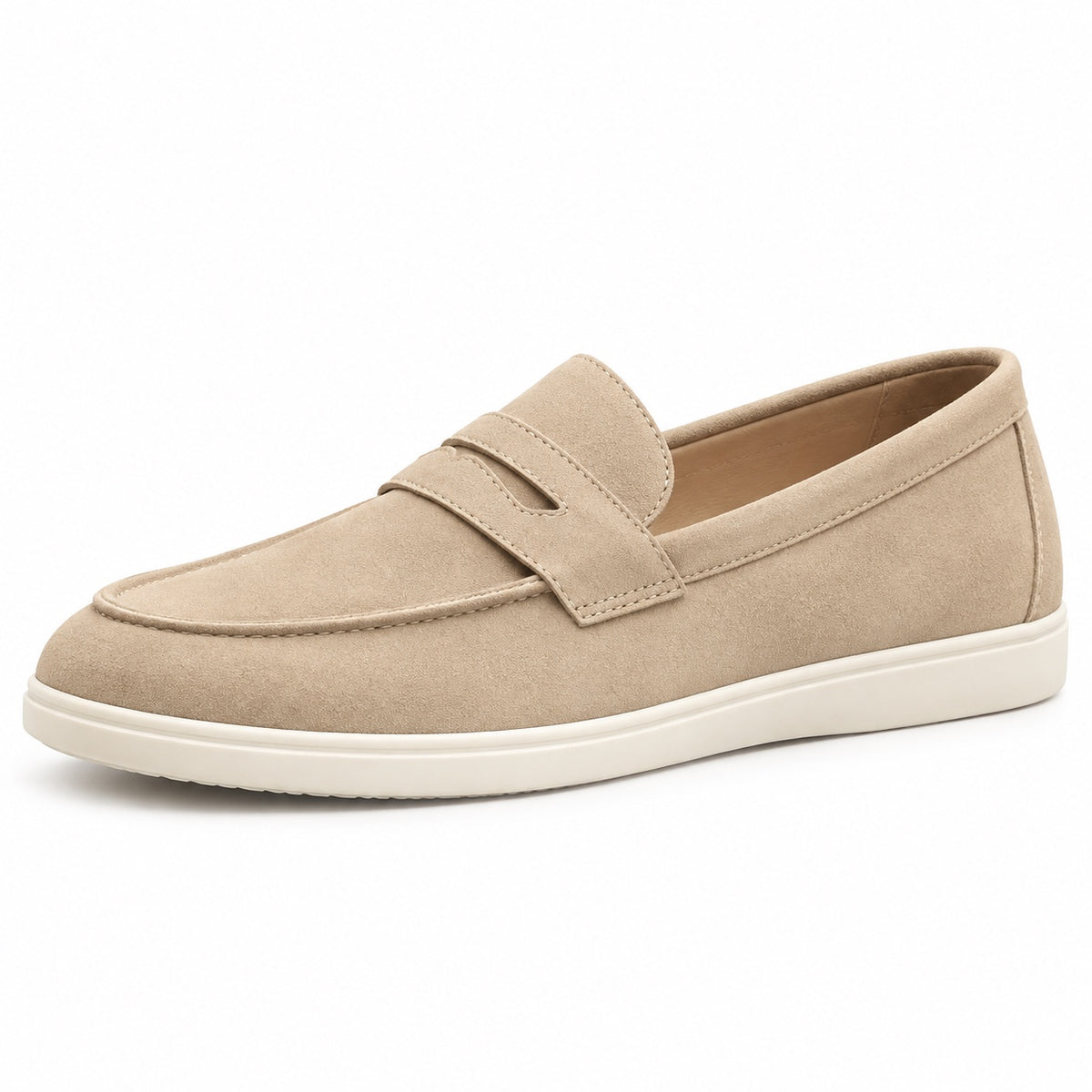 Archie – Men's Slip-On Loafers in Beige