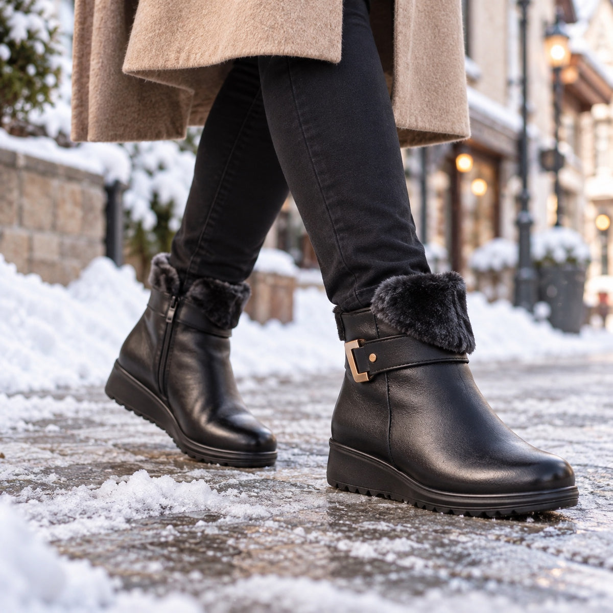 Beatrice – Women's Comfort Boots, worn on a walk