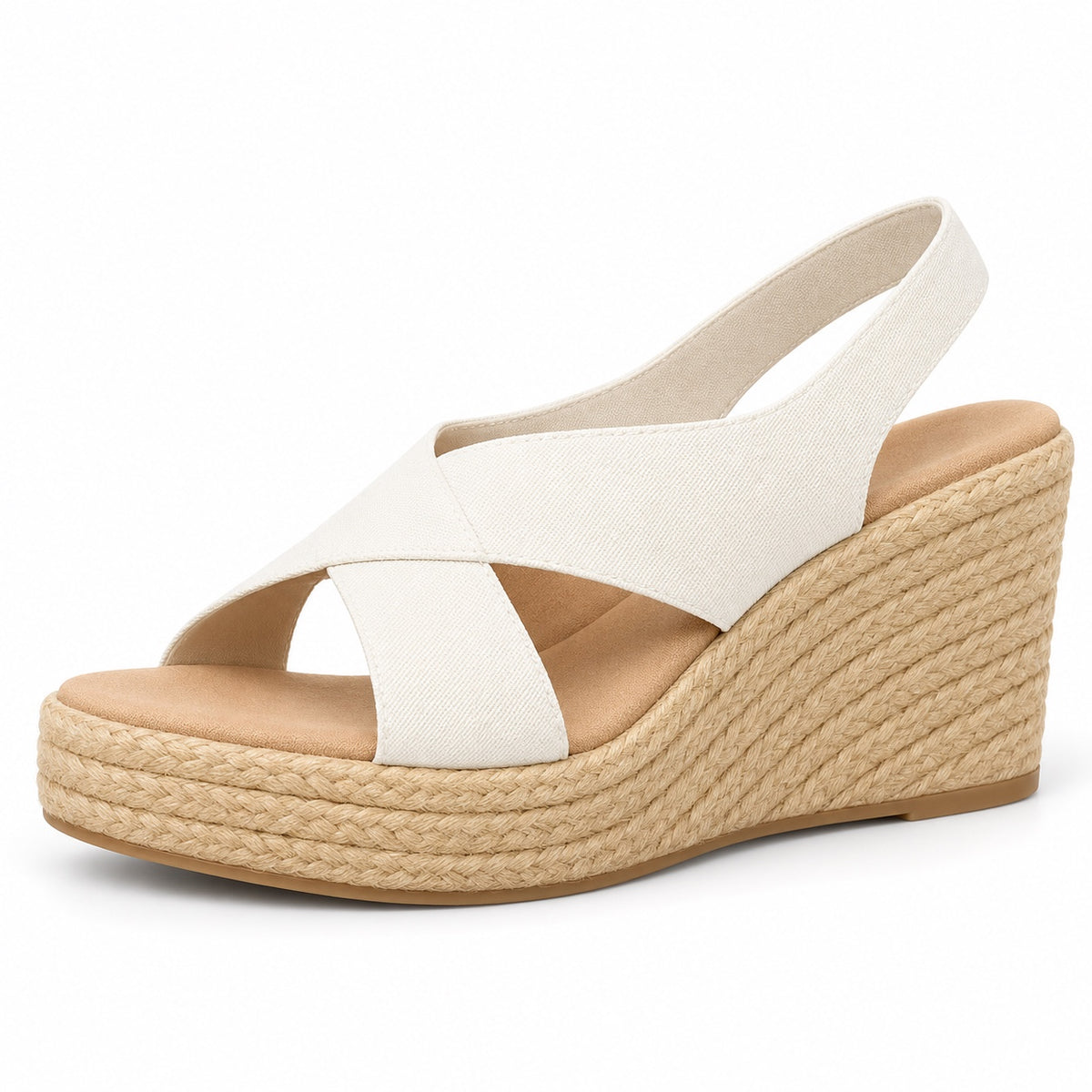 Beck – Unisex Wide Toe Box Sandals in White