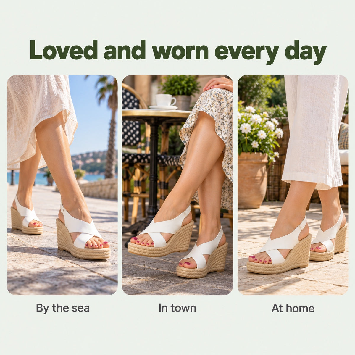 Beck – Unisex Wide Toe Box Sandals, worn every day