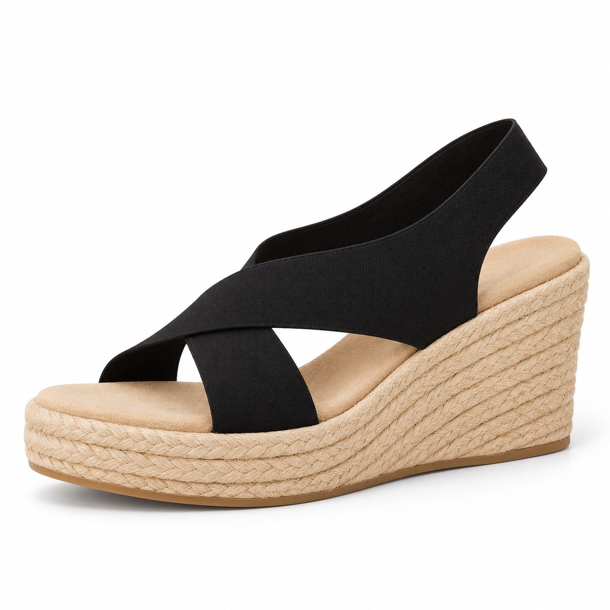 Beck – Unisex Wide Toe Box Sandals in Black