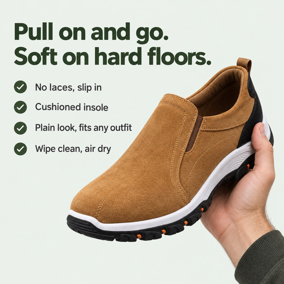 Bennett – Unisex Slip-On Sneakers, key benefits