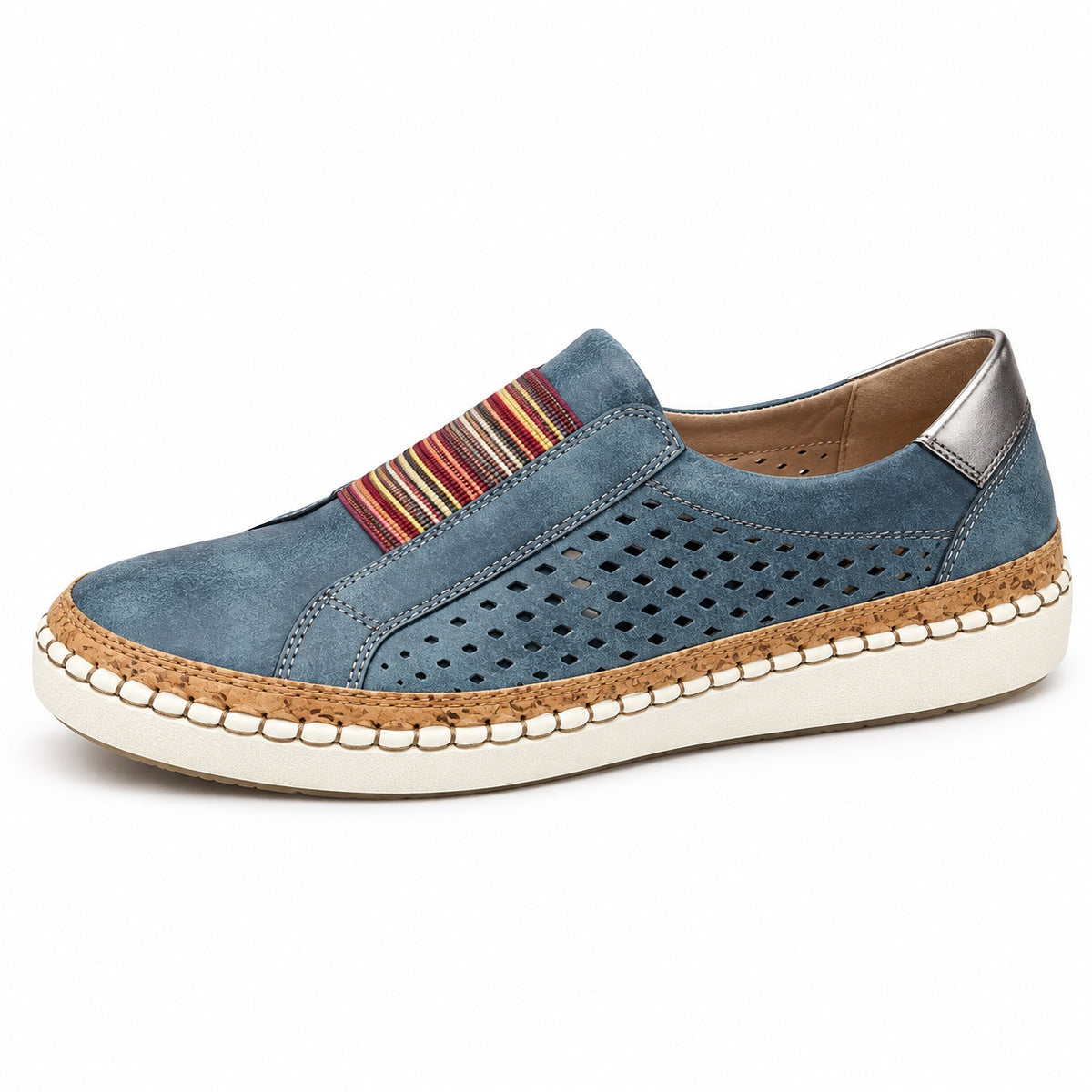 Bertha – Women's Arch Support Sneakers in Blue