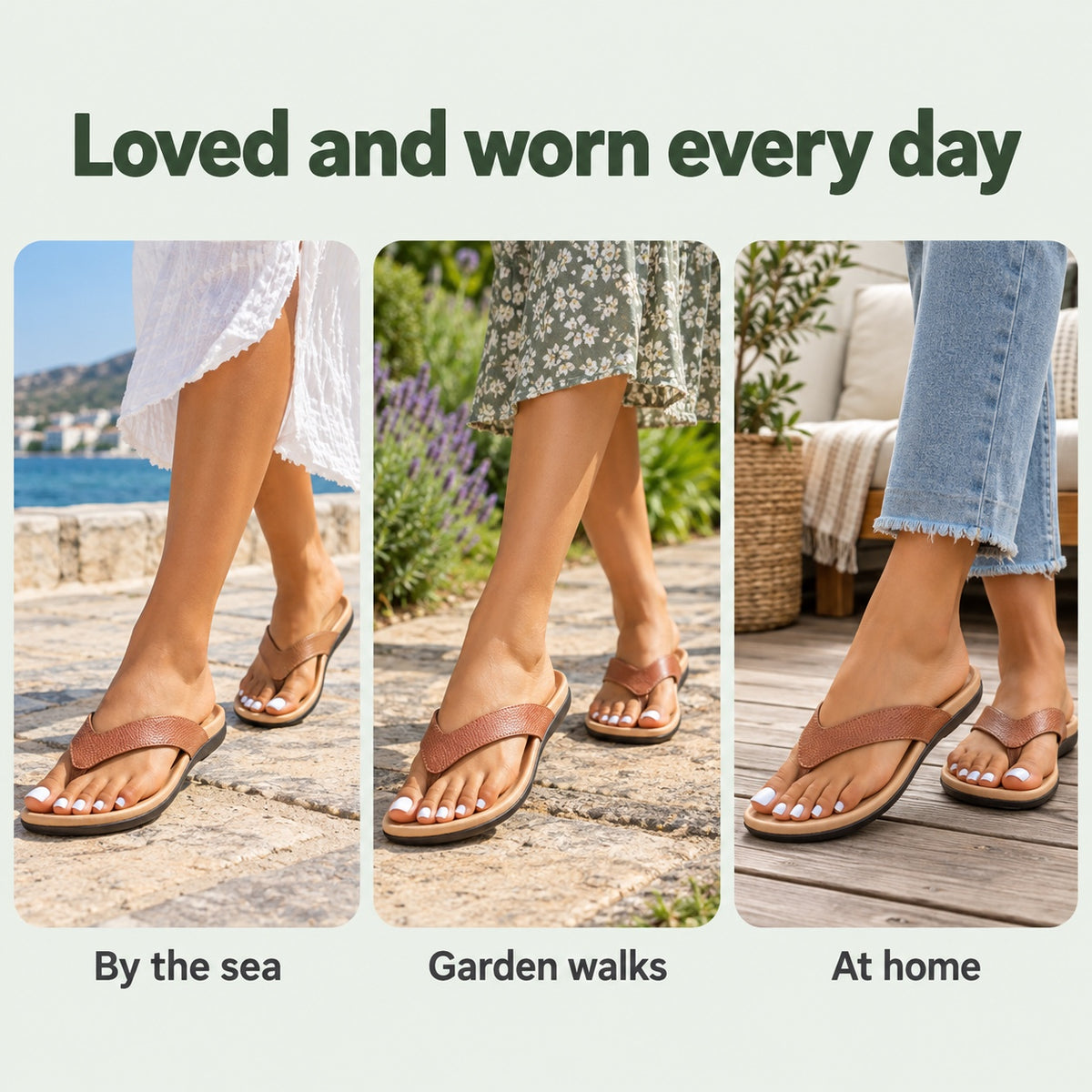 Bishop – Unisex Comfort Slippers, worn every day