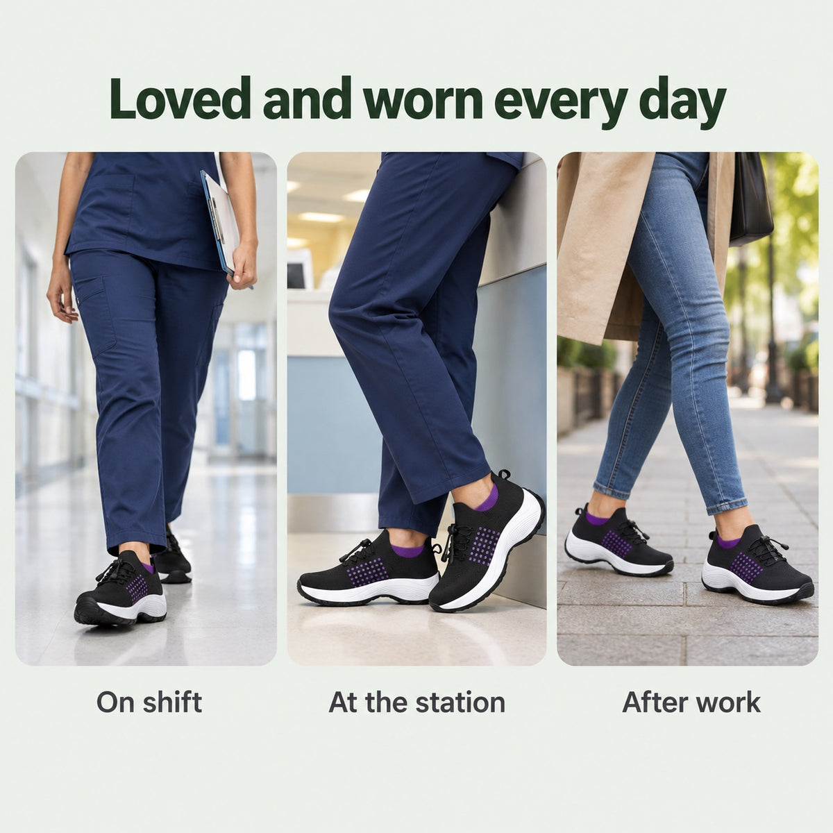 Bowman – Women's Plantar Fasciitis Shoes, worn every day