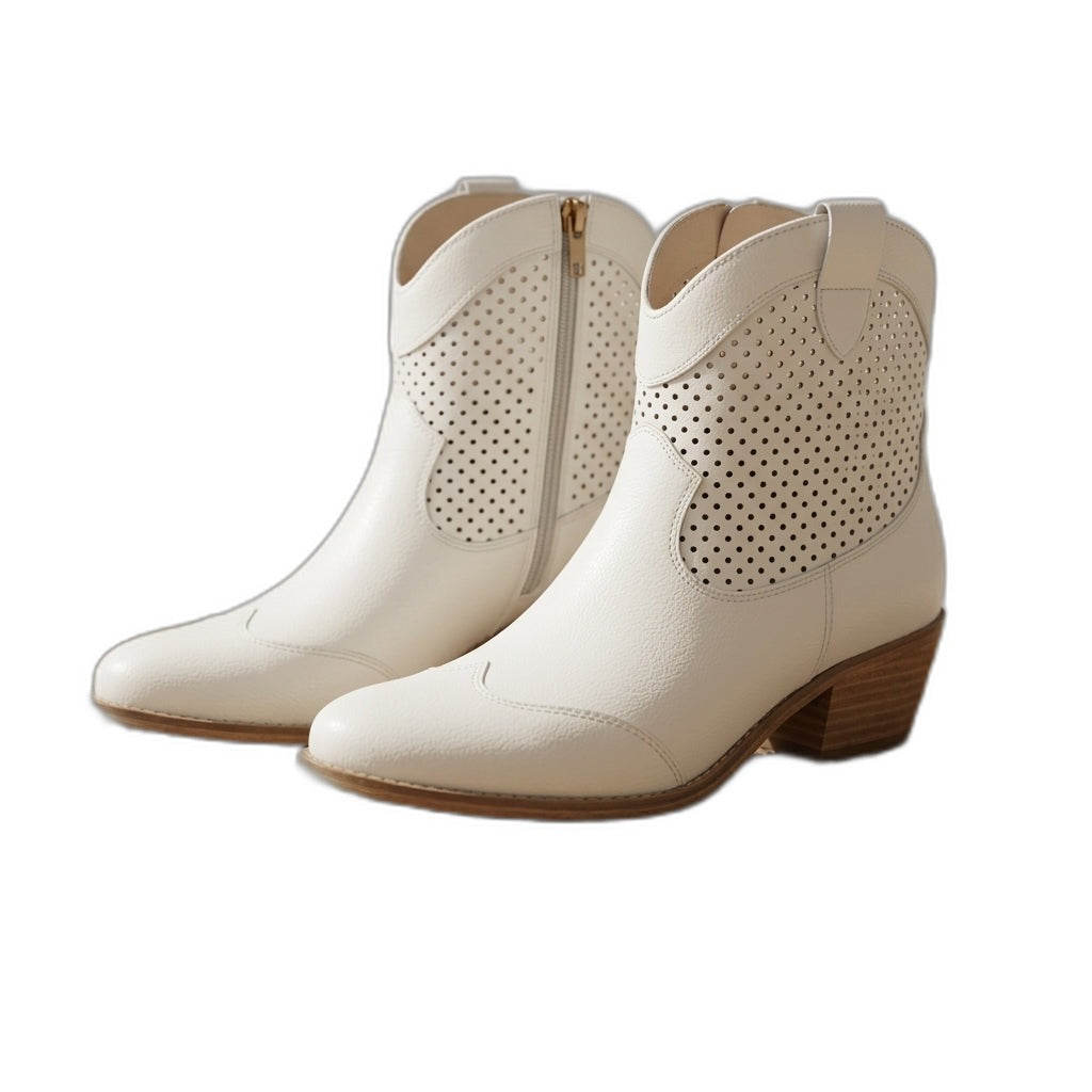 Iris – Botas para mujer para pantorrillas anchas con caña elástica